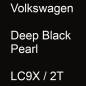 Preview: Volkswagen, Deep Black Pearl, LC9X / 2T.